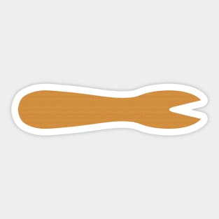 Fish & Chips Shop Wooden Fork Sticker